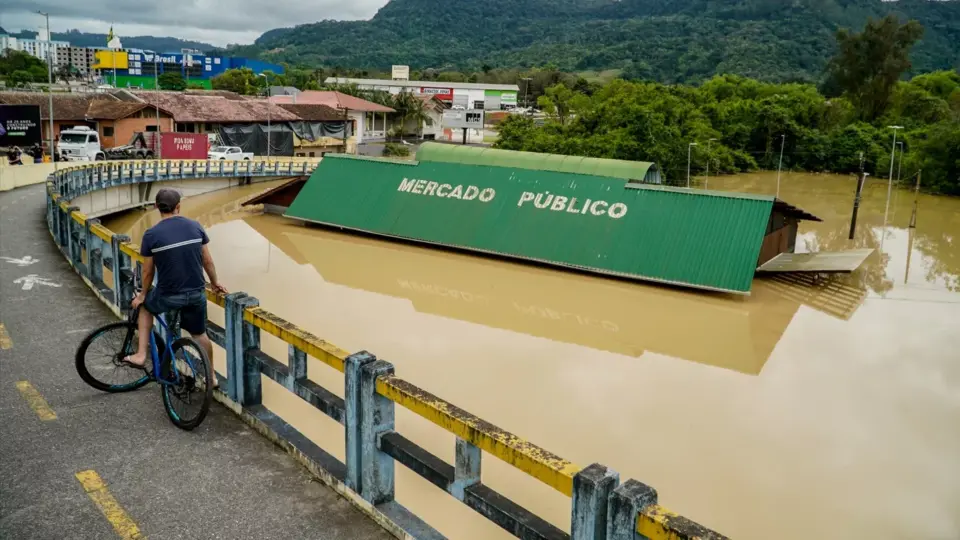 Região Sul tem novo alerta de fortes chuvas e possíveis alagamentos