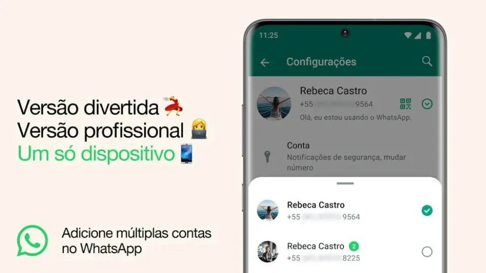 WhatsApp vai permitir a utilização de duas contas no mesmo celular