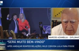 Diplomata, sobre Milei: Distância do anarcocapitalismo ao lema da nossa bandeira