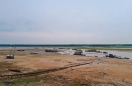 Mais de 1,5 mil comunidades estão isoladas em região da Amazônia por causa da seca