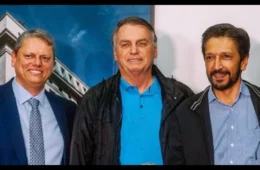 Inelegível, Bolsonaro diz ao lado de Tarcísio que é o candidato da direita em 2026